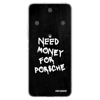 Picasee διαφανής θήκη σιλικόνης Honor Magic5 Lite 5G - Black Dollar
