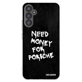 Picasee διαφανής θήκη σιλικόνης Samsung Galaxy A34 5G A346B - Black Dollar