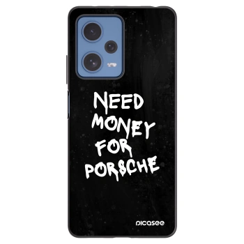 Picasee Μαύρη θήκη σιλικόνης για Xiaomi Redmi Note 12 Pro 5G - Black Dollar