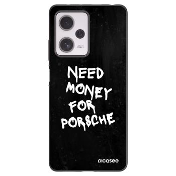 Picasee Μαύρη θήκη σιλικόνης για Xiaomi Redmi Note 12 Pro+ 5G - Black Dollar