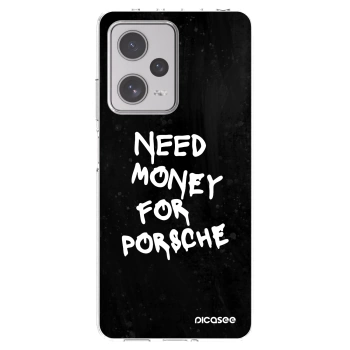 Picasee διαφανής θήκη σιλικόνης Xiaomi Redmi Note 12 Pro+ 5G - Black Dollar