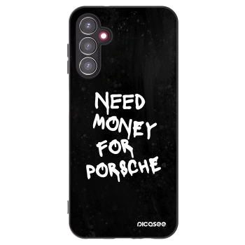 Picasee Μαύρη θήκη σιλικόνης για Samsung Galaxy A14 5G A146P - Black Dollar