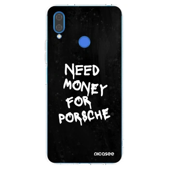 Picasee διαφανής θήκη σιλικόνης Huawei Nova 3i - Black Dollar