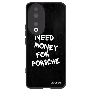 Picasee Μαύρη θήκη σιλικόνης για Honor 90 5G - Black Dollar