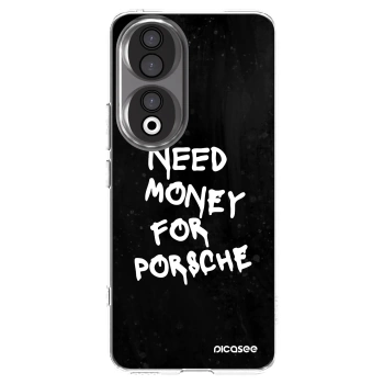Picasee διαφανής θήκη σιλικόνης Honor 90 5G - Black Dollar