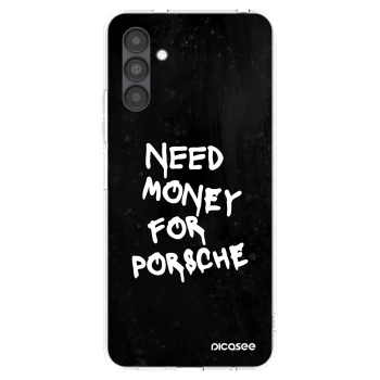 Picasee διαφανής θήκη σιλικόνης Samsung Galaxy A04s A047F - Black Dollar