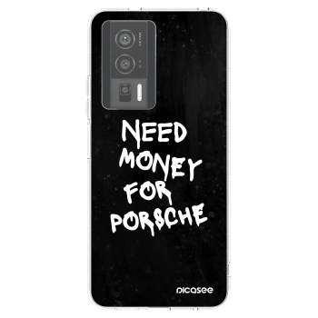 Picasee διαφανής θήκη σιλικόνης Xiaomi Poco F5 Pro 5G - Black Dollar