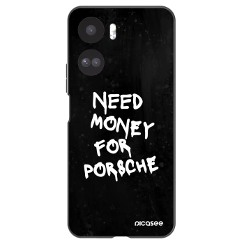 Picasee Μαύρη θήκη σιλικόνης για Honor 90 Lite 5G - Black Dollar