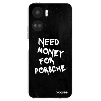 Picasee διαφανής θήκη σιλικόνης Honor 90 Lite 5G - Black Dollar