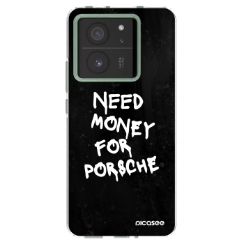 Picasee διαφανής θήκη σιλικόνης Xiaomi 13T Pro - Black Dollar