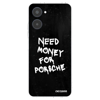 Picasee διαφανής θήκη σιλικόνης Realme 10 4G - Black Dollar