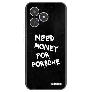Picasee Μαύρη θήκη σιλικόνης για Realme C53 - Black Dollar