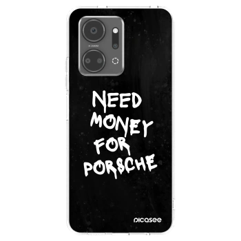 Picasee διαφανής θήκη σιλικόνης Honor X7a - Black Dollar