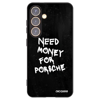 Picasee Μαύρη θήκη σιλικόνης για Samsung Galaxy S24 S921B 5G - Black Dollar