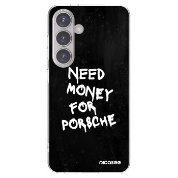 Picasee διαφανής θήκη σιλικόνης Samsung Galaxy S24 S921B 5G - Black Dollar