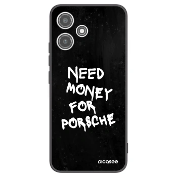 Picasee Μαύρη θήκη σιλικόνης για Xiaomi Redmi 12 5G - Black Dollar