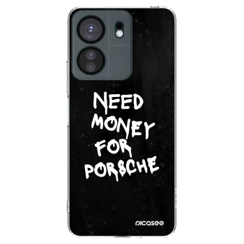 Picasee διαφανής θήκη σιλικόνης Xiaomi Redmi 13C 4G - Black Dollar