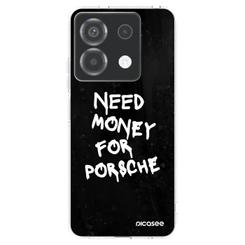 Picasee διαφανής θήκη σιλικόνης Xiaomi Poco X6 - Black Dollar