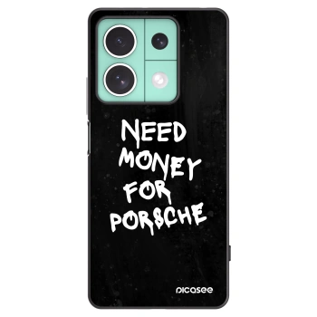 Picasee Μαύρη θήκη σιλικόνης για Xiaomi Redmi Note 13 5G - Black Dollar
