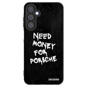 Picasee Μαύρη θήκη σιλικόνης για Samsung Galaxy A25 A256B 5G - Black Dollar