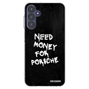 Picasee διαφανής θήκη σιλικόνης Samsung Galaxy A15 A155F 4G - Black Dollar
