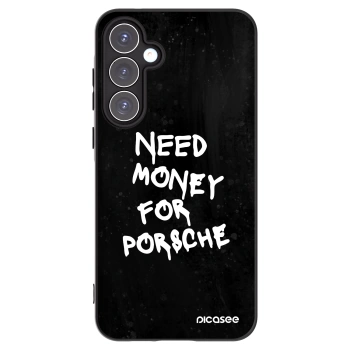 Picasee Μαύρη θήκη σιλικόνης για Samsung Galaxy A55 5G A556B - Black Dollar