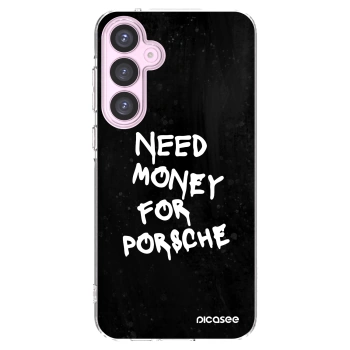 Picasee διαφανής θήκη σιλικόνης Samsung Galaxy A55 5G A556B - Black Dollar
