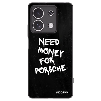 Picasee Μαύρη θήκη σιλικόνης για Xiaomi Redmi Note 13 4G - Black Dollar