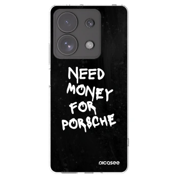 Picasee διαφανής θήκη σιλικόνης Xiaomi Redmi Note 13 Pro 4G - Black Dollar