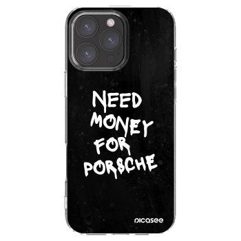 Picasee διαφανής θήκη σιλικόνης Apple iPhone 16 Pro Max - Black Dollar