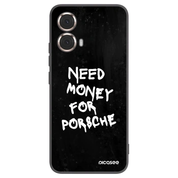 Picasee Μαύρη θήκη σιλικόνης για Motorola Moto G85 - Black Dollar