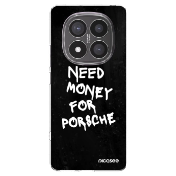 Picasee διαφανής θήκη σιλικόνης Xiaomi Redmi Note 14 Pro+ 5G - Black Dollar