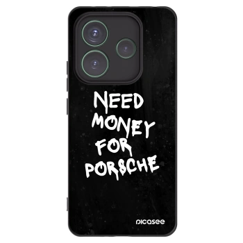 Picasee Μαύρη θήκη σιλικόνης για Xiaomi Redmi Note 14 5G - Black Dollar