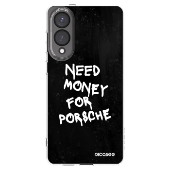 Picasee διαφανής θήκη σιλικόνης Samsung Galaxy S25 Edge 5G - Black Dollar