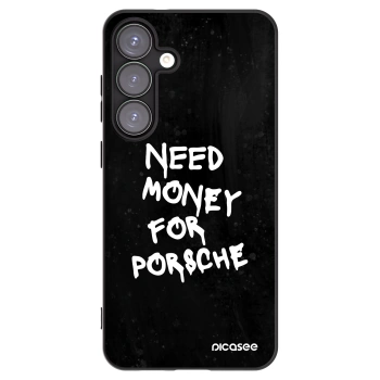 Picasee Μαύρη θήκη σιλικόνης για Samsung Galaxy S25+ 5G - Black Dollar