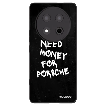 Picasee Μαύρη θήκη σιλικόνης για Honor Magic7 Lite 5G - Black Dollar