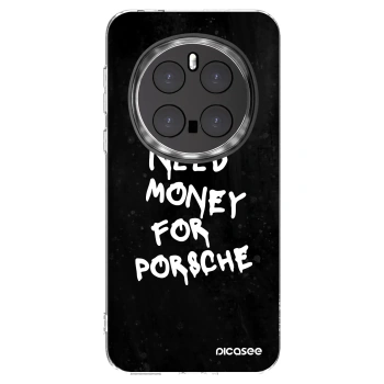 Picasee διαφανής θήκη σιλικόνης Honor Magic7 Pro 5G - Black Dollar