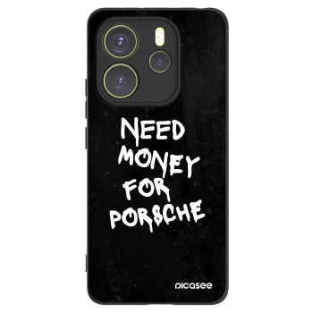 Picasee Μαύρη θήκη σιλικόνης για Xiaomi Redmi Note 14 4G - Black Dollar