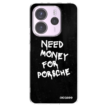 Picasee διαφανής θήκη σιλικόνης Xiaomi Redmi Note 14 4G - Black Dollar
