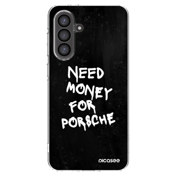 Picasee διαφανής θήκη σιλικόνης Samsung Galaxy A36 5G - Black Dollar