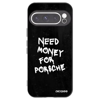 Picasee Μαύρη θήκη σιλικόνης για Google Pixel 9 Pro - Black Dollar