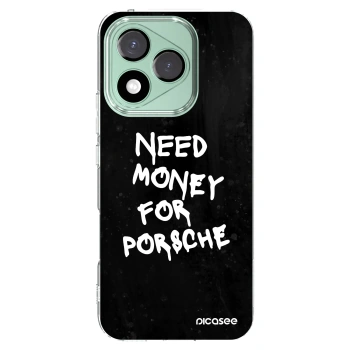Picasee διαφανής θήκη σιλικόνης Honor 400 Lite 5G - Black Dollar