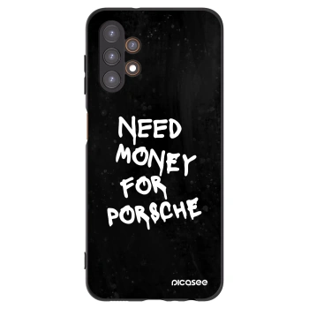 Picasee Μαύρη θήκη σιλικόνης για Samsung Galaxy A13 5G - Black Dollar