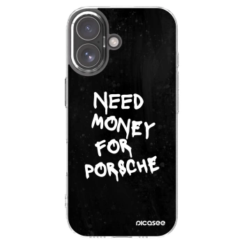 Picasee διαφανής θήκη σιλικόνης Apple iPhone 17 - Black Dollar