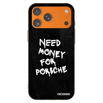 Picasee διαφανής θήκη σιλικόνης Apple iPhone 17 Pro Max - Black Dollar