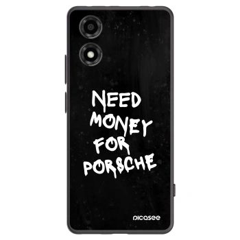 Picasee Μαύρη θήκη σιλικόνης για Motorola Moto E14 - Black Dollar