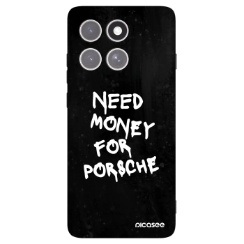 Picasee Μαύρη θήκη σιλικόνης για Motorola Edge 60 Pro - Black Dollar