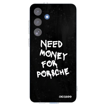 Picasee διαφανής θήκη σιλικόνης Samsung Galaxy S25 FE 5G - Black Dollar