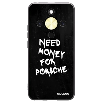 Picasee Μαύρη θήκη σιλικόνης για Honor Magic8 Lite 5G - Black Dollar