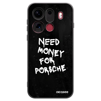 Picasee Μαύρη θήκη σιλικόνης για OPPO Find X9 Pro - Black Dollar